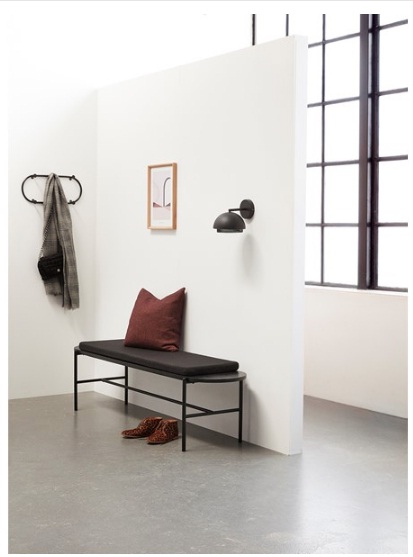 Banc avec coussin - Métal