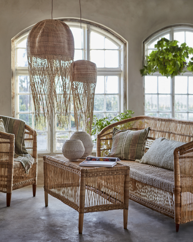 Pack de 3 abat-jours 'Nest' - Nature