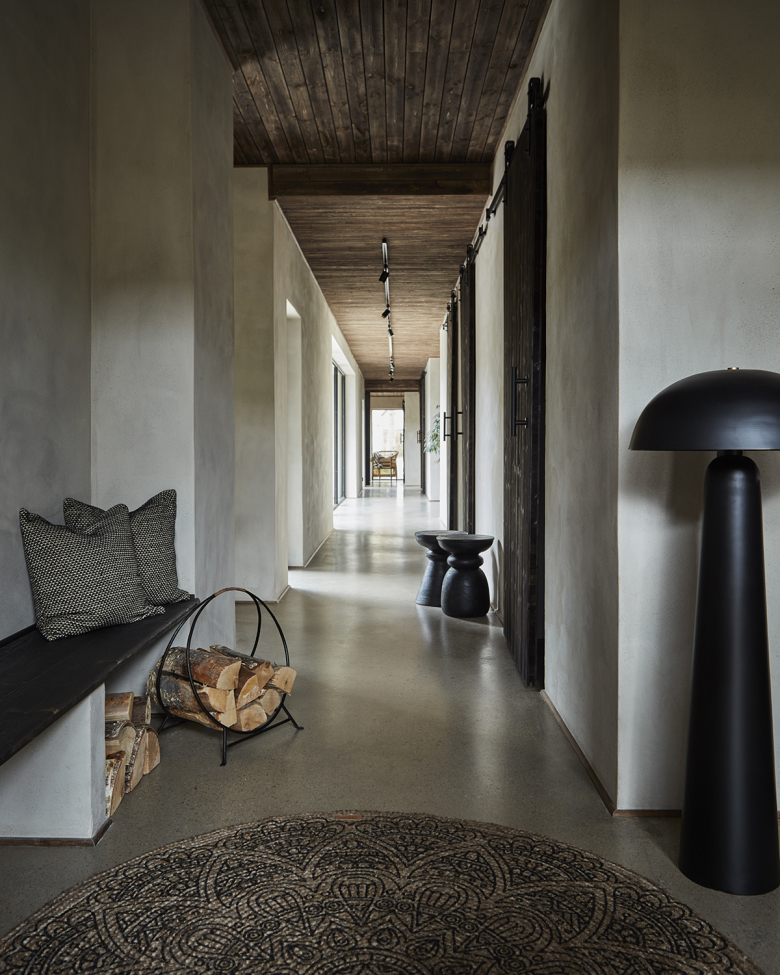 Tabouret 'Portland' - Noir