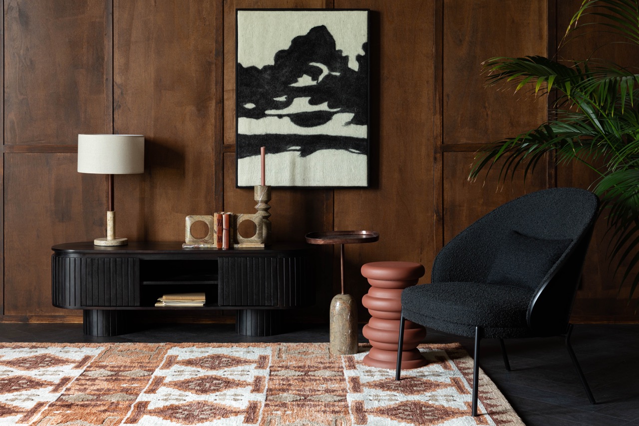 Meuble TV 'Kenji' - Brun