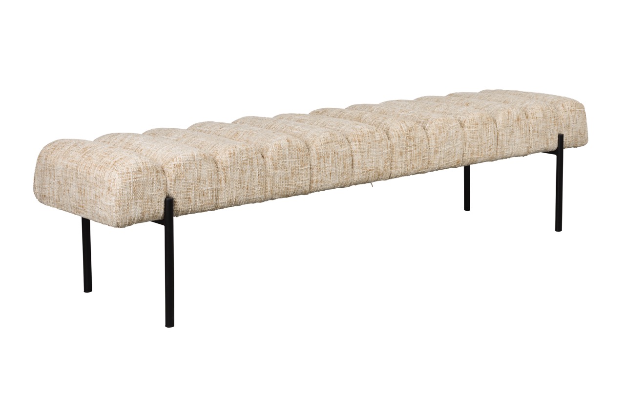 Banc 'Jethro' - Beige/Noir
