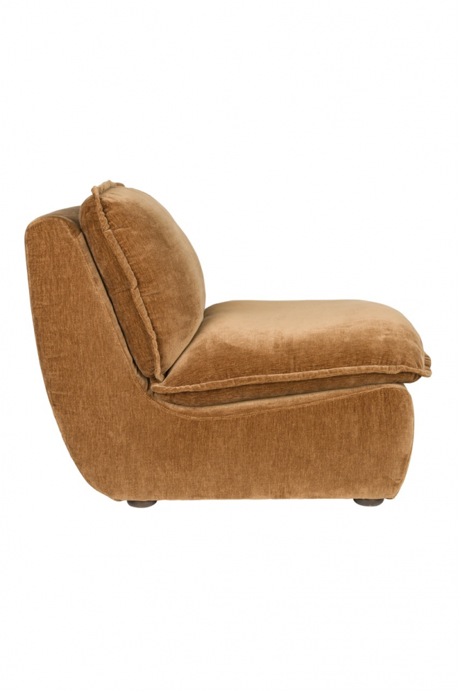 Fauteuil 'Radley' - Brun