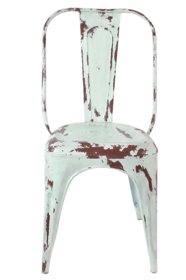 Chaise 'Montmartre' - Vintage/Turquoise