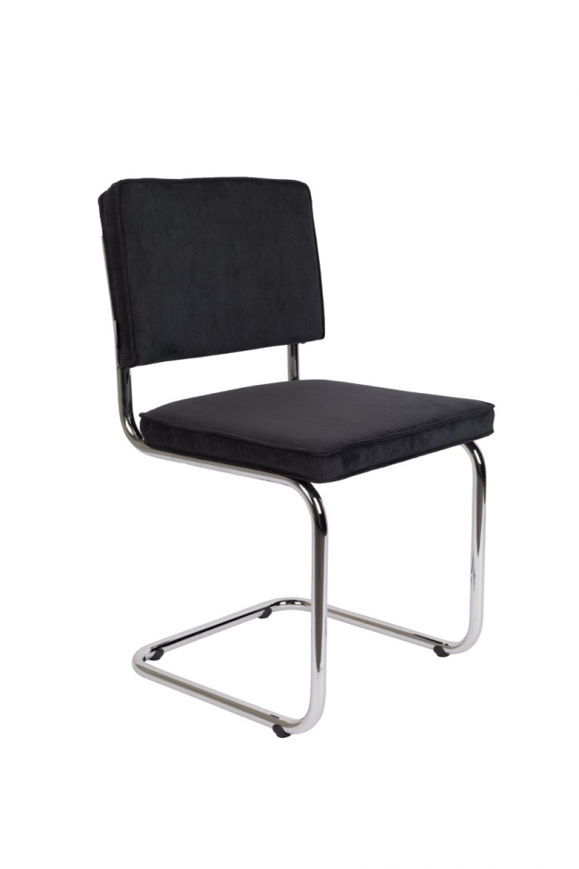 Chaise 'Ridge Rib' - Noir