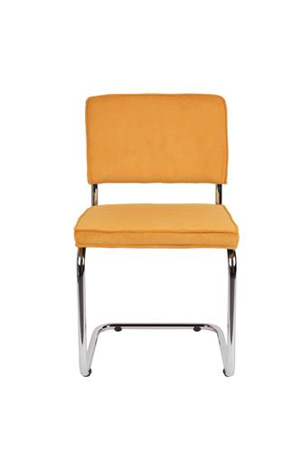 Chaise 'Ridge Rib' - Jaune