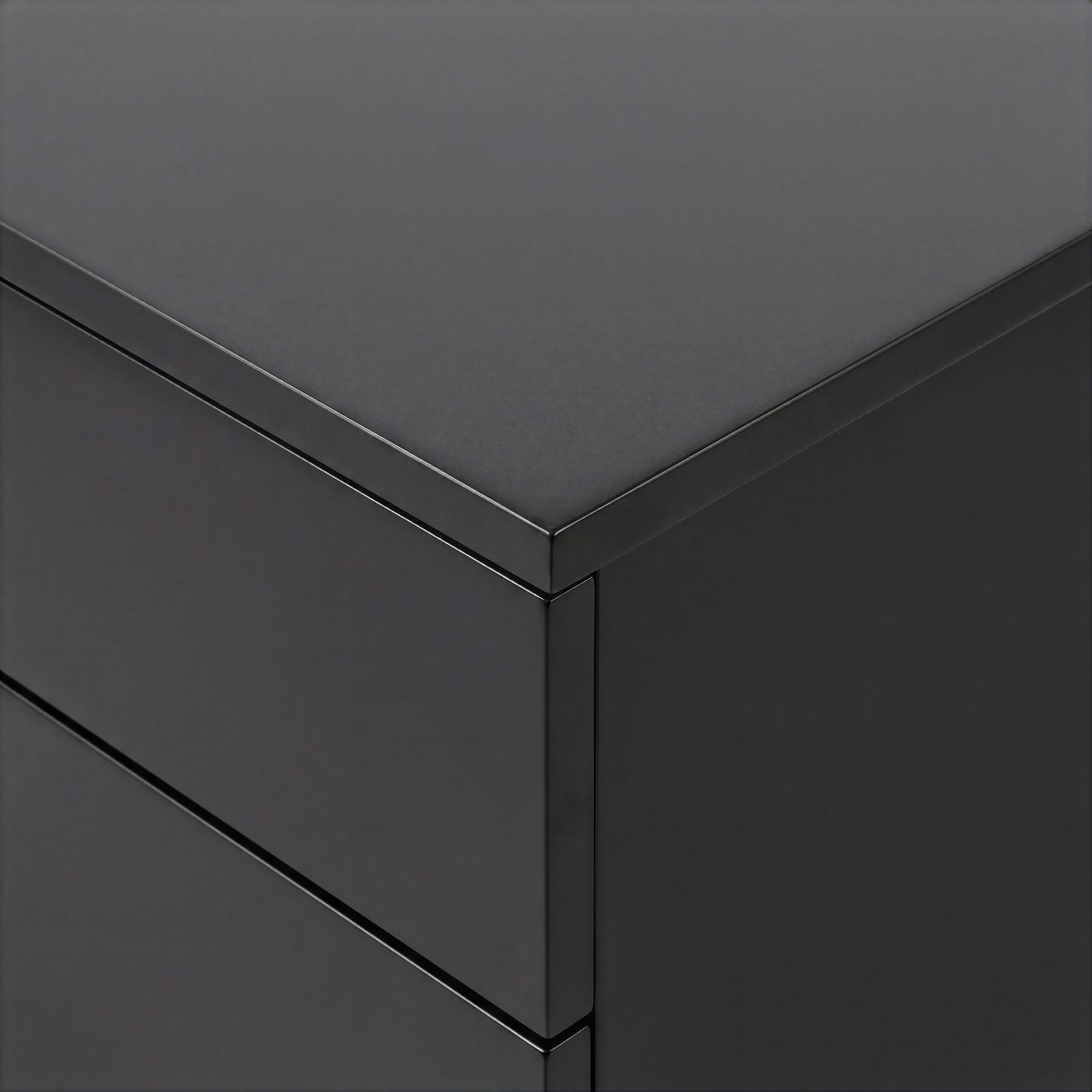 Table de nuit 'Falun' - Noir
