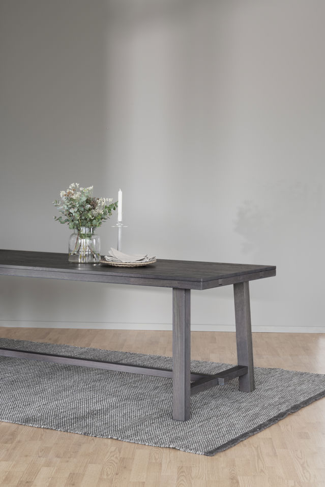 Table à manger 'Brooklyn' 170x95cm - Brun foncé