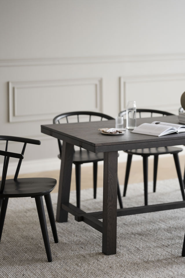 Table à manger 'Brooklyn' 170x95cm - Brun foncé