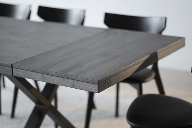 Plateau d'extension 'Brooklyn' 50x95cm - Brun foncé