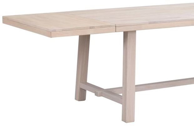 Table à manger 'Brooklyn' 220x95cm - Blanchi