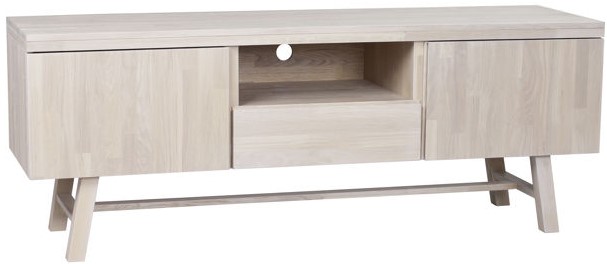 Meuble TV 'Brooklyn' - Blanchi