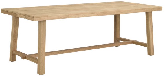 Table à manger 'Brooklyn' 220x95cm - Chêne