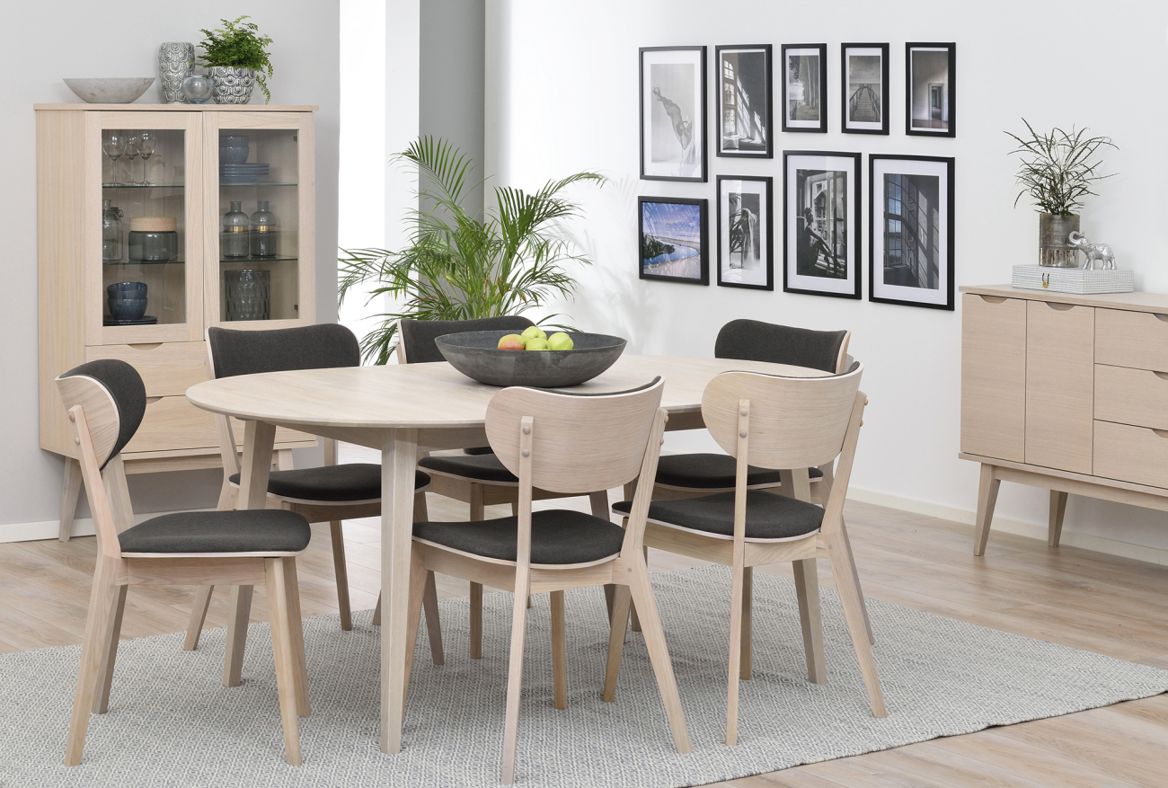 Buffet 'Filippa' 150x85cm - Chêne/Chêne blanchi