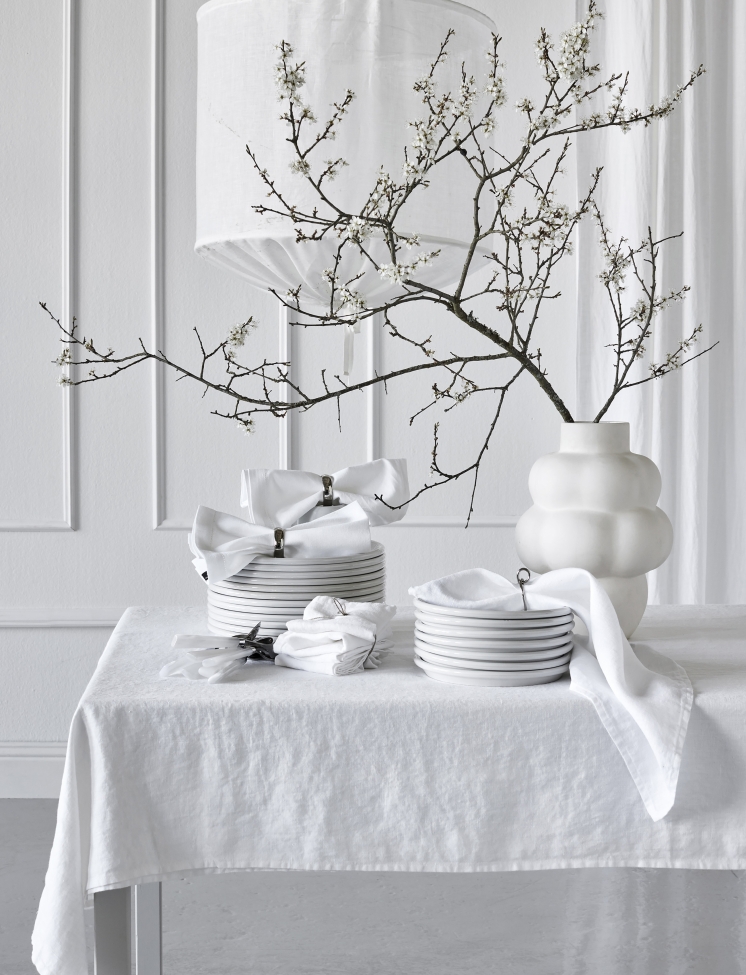 Nappe 'Sunshine' 145x330 - Blanc