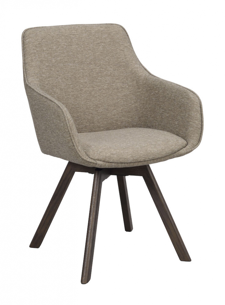 Fauteuil 'Alison' - Beige foncé