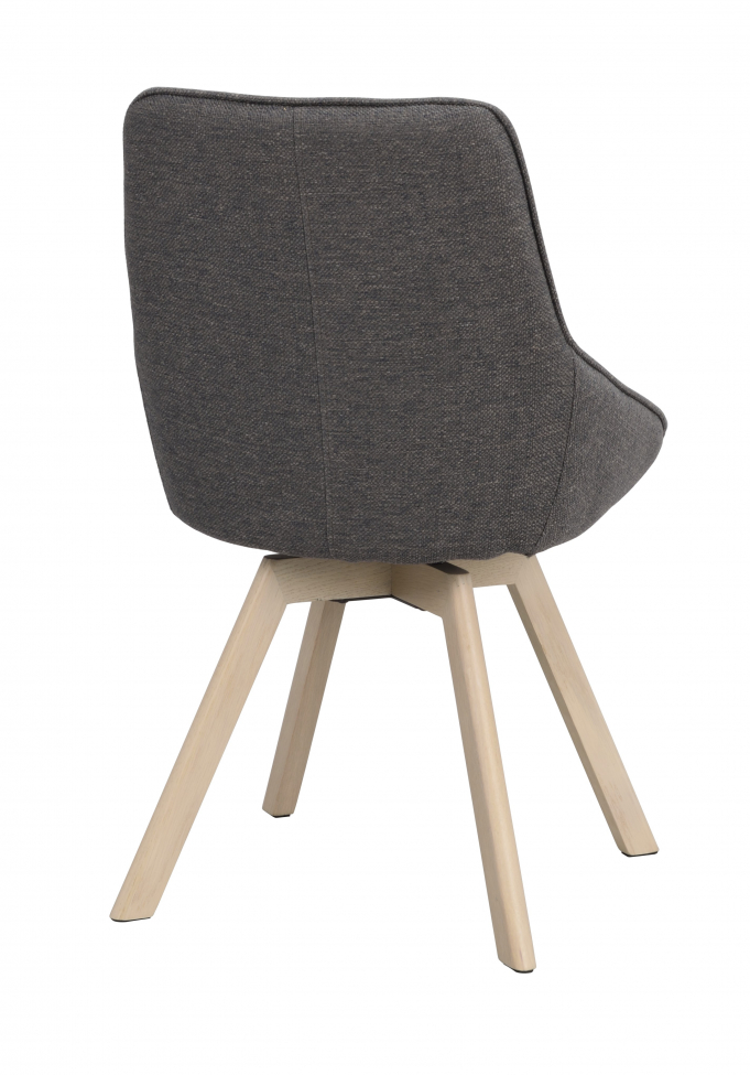 Chaise 'Alison' - Gris/pigmenté blanc