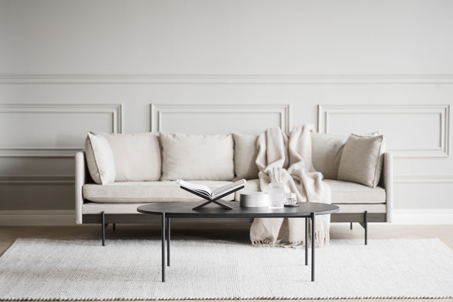 Table basse 'Skye' 120x60cm - Noir