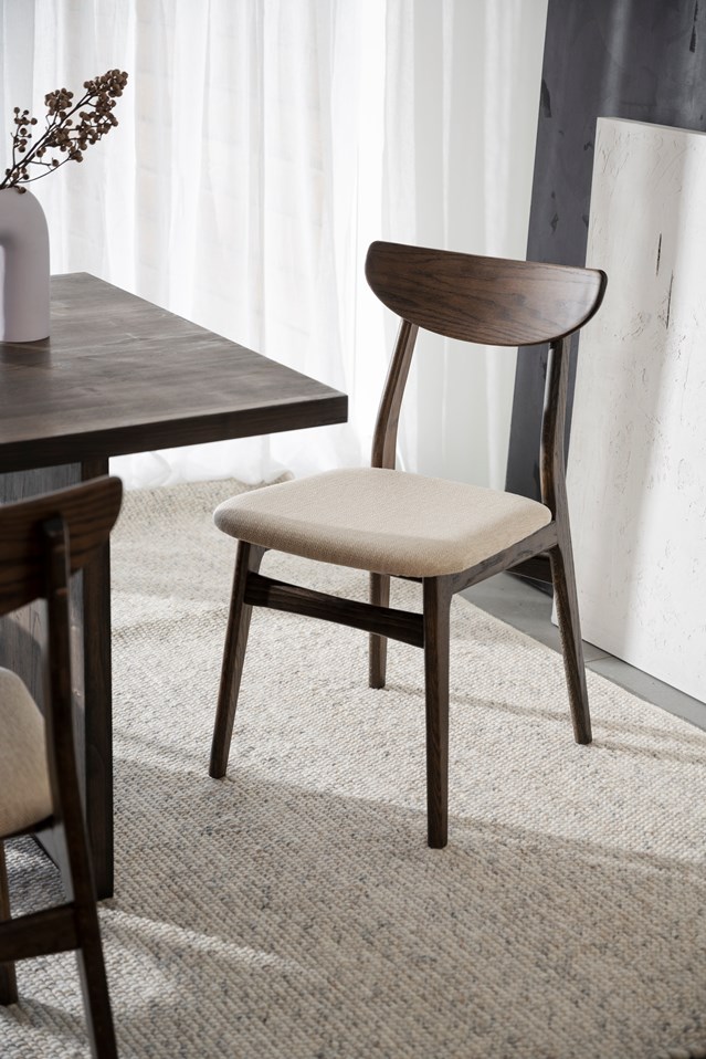 Chaise 'Rodham' - Brun/Beige