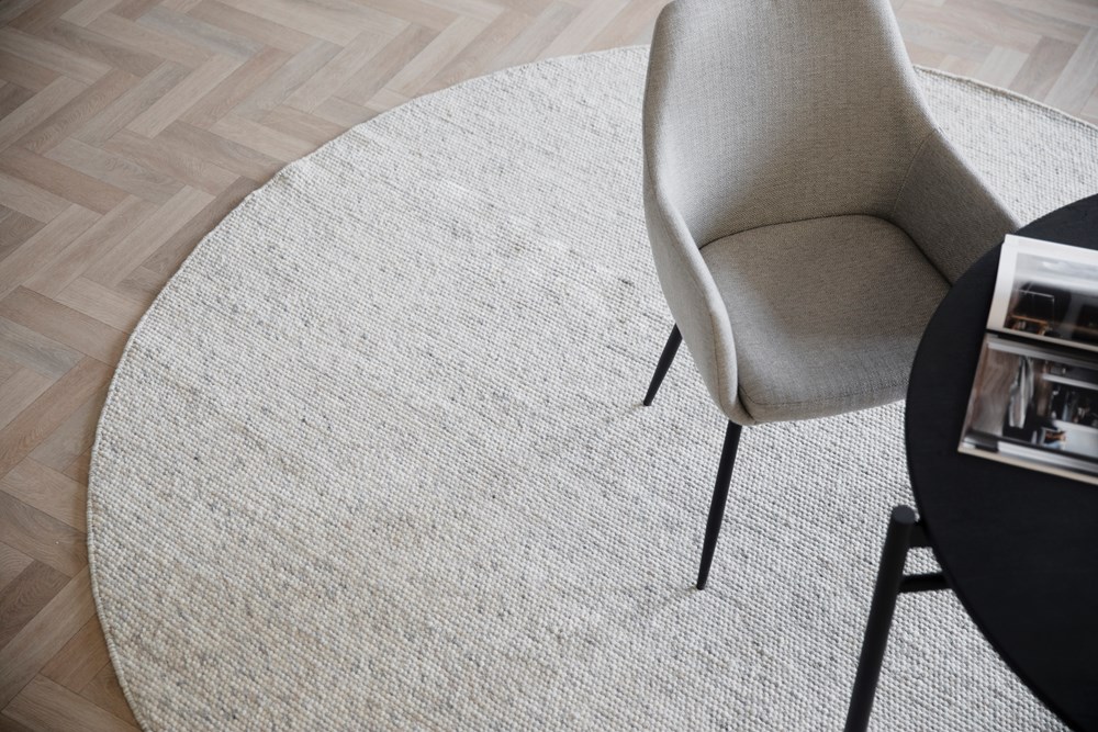 Tapis 'Auckland' Rond 250cm - Naturel