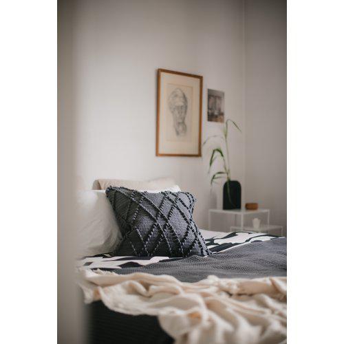 Housse de coussin 'Alma' 50x50 - Gris