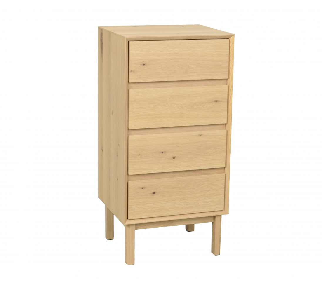 Commode 'Mackay' 4T - Chêne