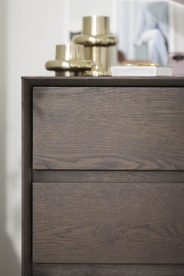 Commode 'Mackay' 3T intermédiaire - Brun