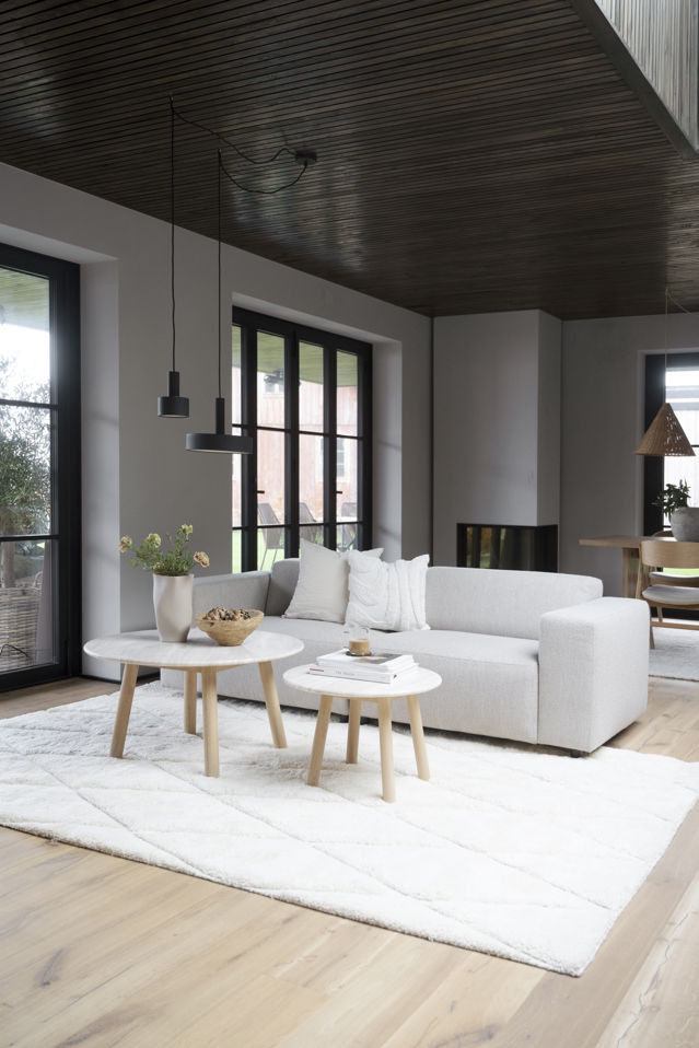 Canapé 2 places 'Willard' - Beige clair