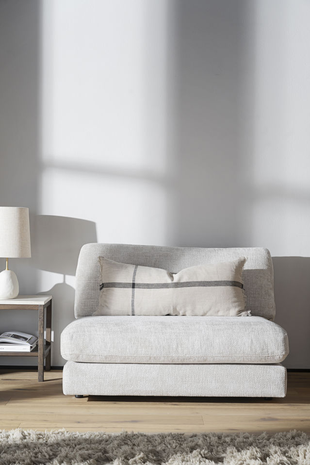 Fauteuil 'Duncan' - Gris clair