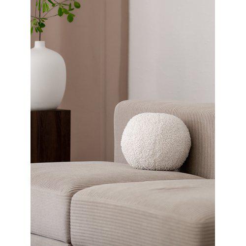 Coussin décoratif 'Elsie' 30cm - Blanc