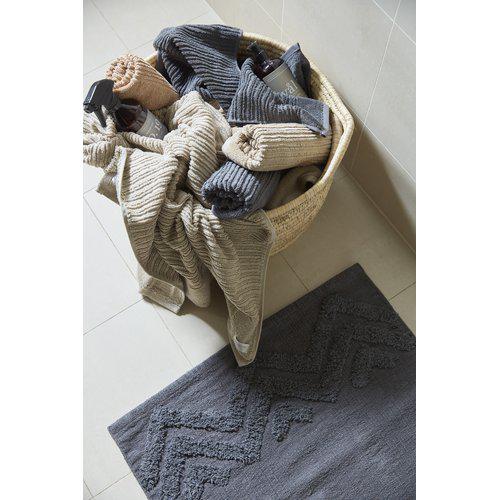 Serviette 'Lea' 50x70 - Gris