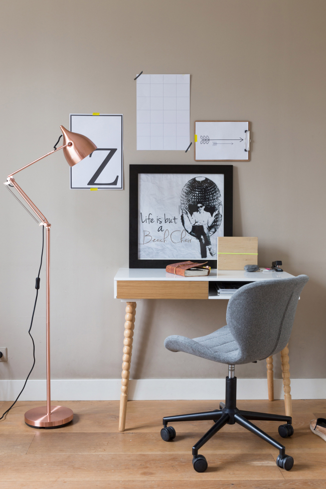 Chaise de bureau 'Omg' - Noir/Gris