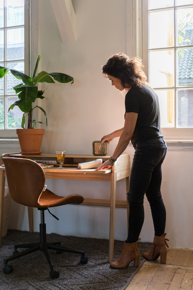Chaise de bureau 'Omg LL' - Brun