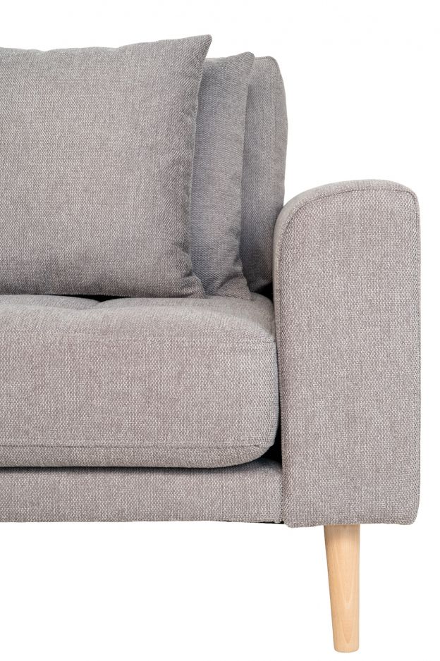 Canapé 'Lido' Gauche - Gris clair