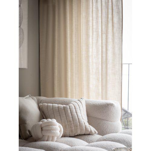 Paquet de 2 Rideau 'Cecil' 145x260 - Beige