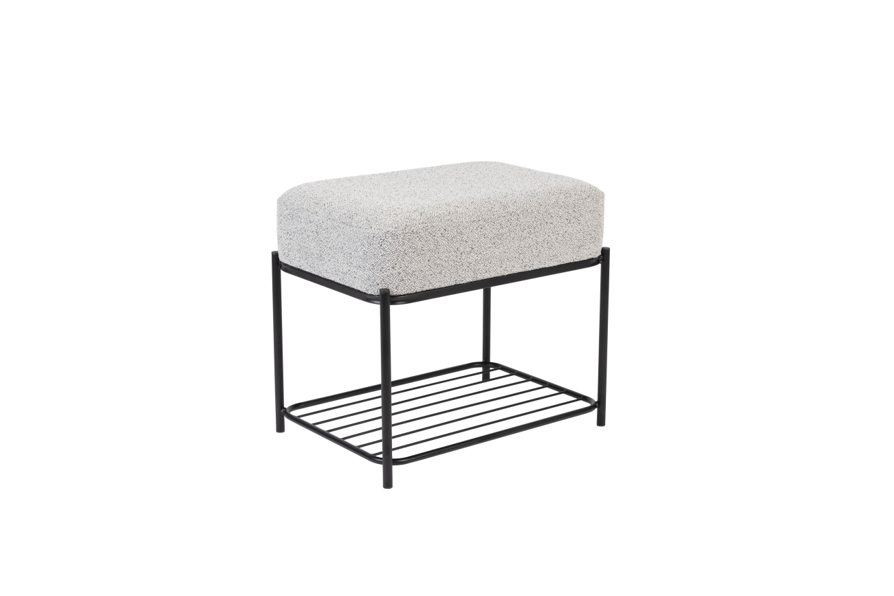 Pouf 'Milou' Rectangulaire - Gris