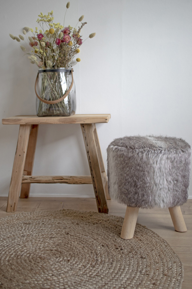 Banc en bois 'Barcelona' 50x25cm - Teck