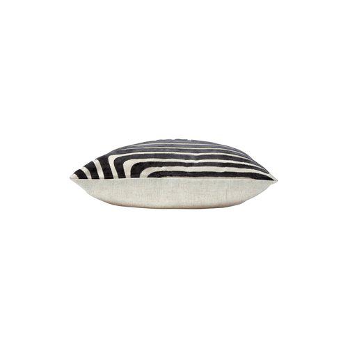 Housse de coussin 'Molly' 45x45 - Gris/Noir