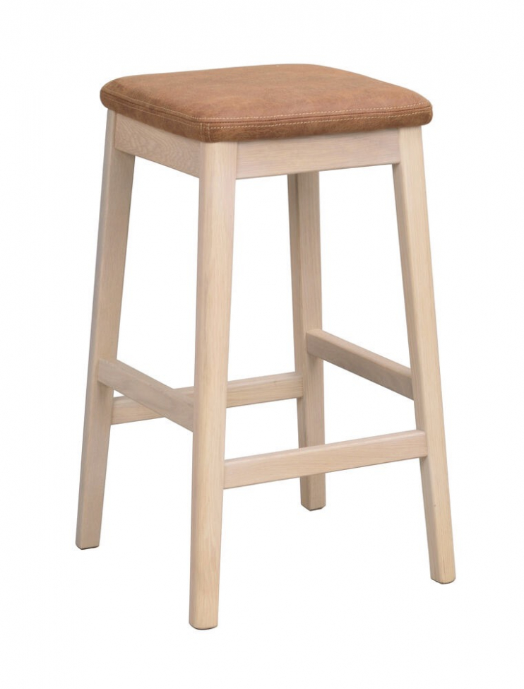 Tabouret 'Livermore' - Brun/Naturel