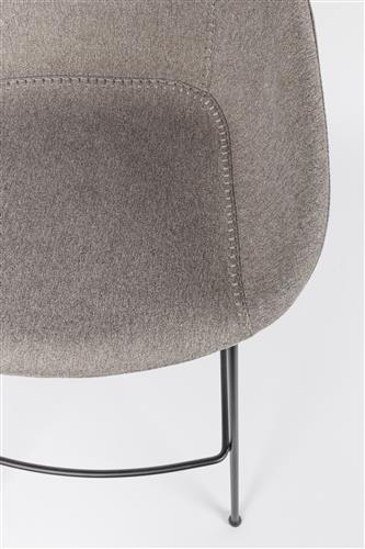 Tabouret 'Feston' - Gris