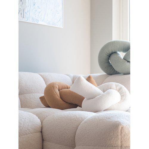 Coussin décoratif 'Knut' 45x30x20 - Turquoise