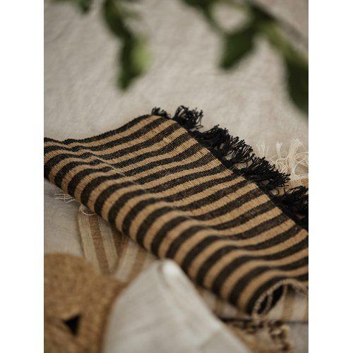 Chemin de table 'Adam' 33x120 - Noir