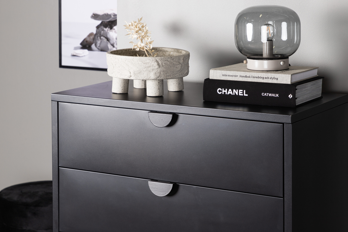 Commode 'Evenes' 78x117cm - Noir