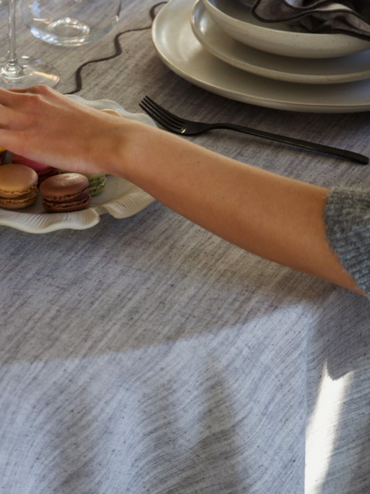 Nappe 'Sabina' 160x280cm - Gris