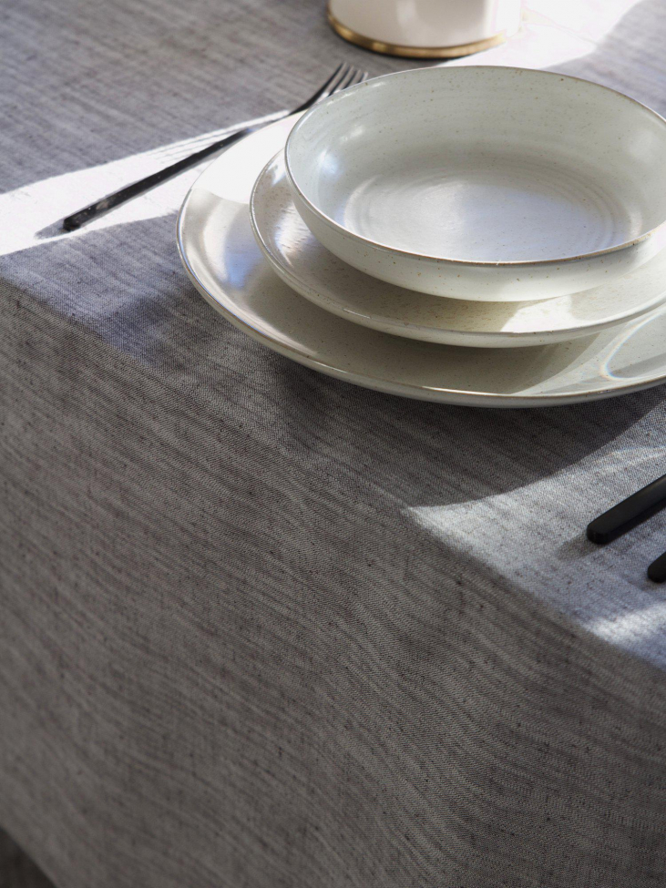 Nappe 'Sabina' Ronde 200cm - Gris