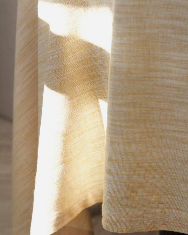 Nappe 'Sabina' Ronde 200cm - Jaune