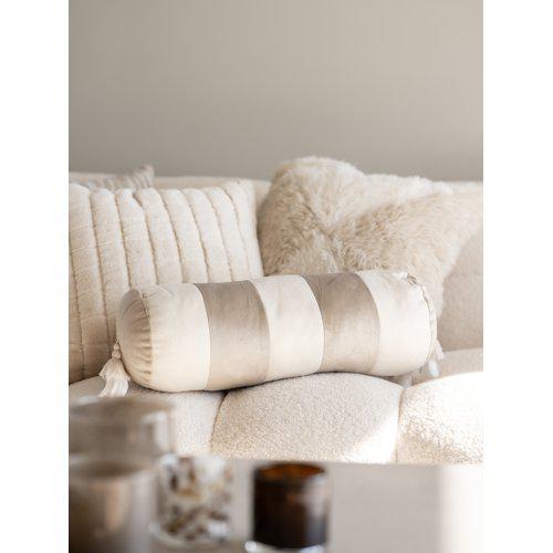 Coussin 'Ayla' 18x18x45 - Beige