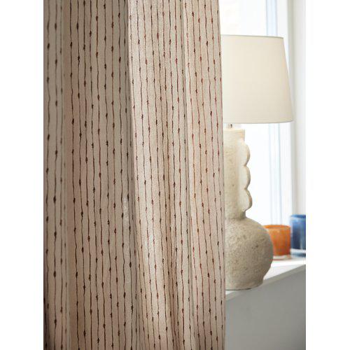 Rideau 'Unni' 2-pack 140x280 - Brun