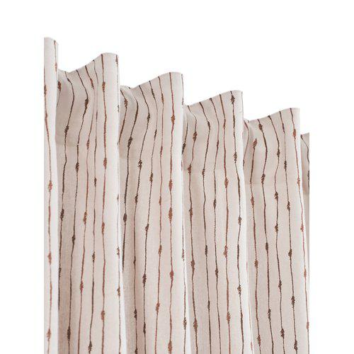 Rideau 'Unni' 2-pack 140x280 - Brun