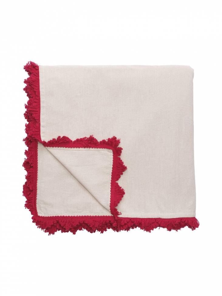 Nappe 'Stine' 145x280 - Rouge