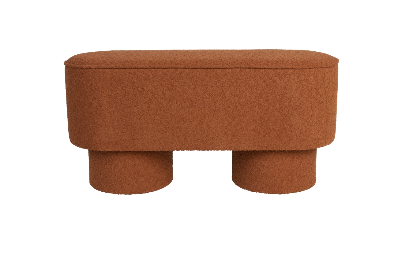 Banc 'Marcos' - Rouge/brun